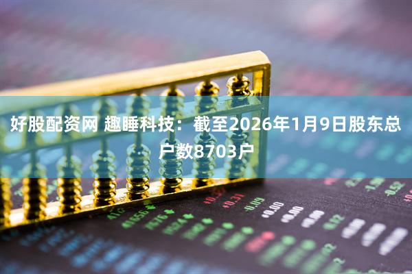 好股配资网 趣睡科技：截至2026年1月9日股东总户数8703户